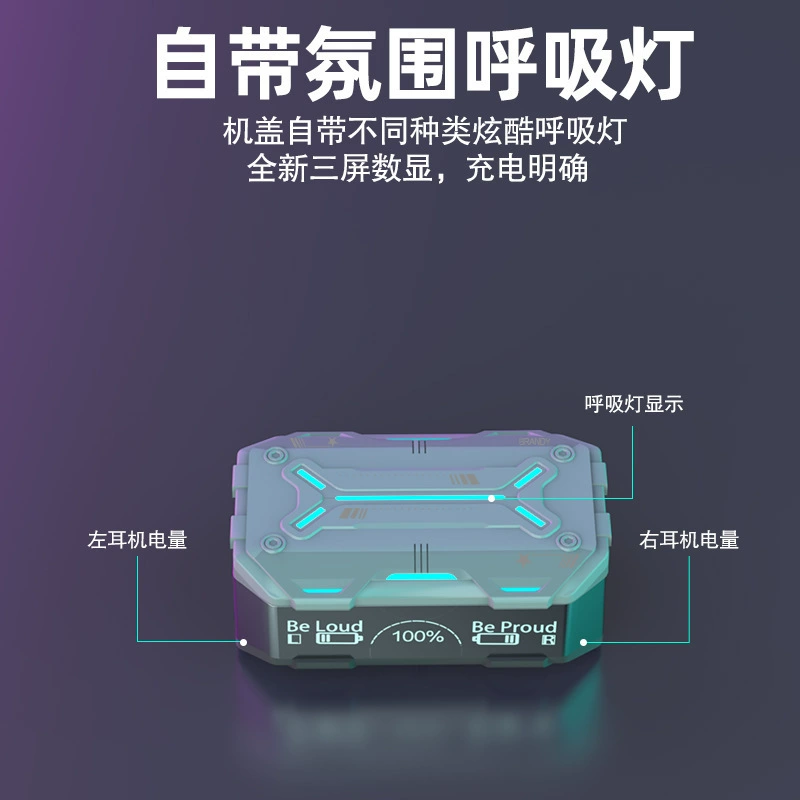 Игровые наушники, атмосферная дышащая лампа, 99plus, Bluetooth