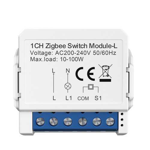 ZigBee 3.0 Single-Pole 1/2/3-Way Dimmer Switch Mini Circuit Breaker Switch Module