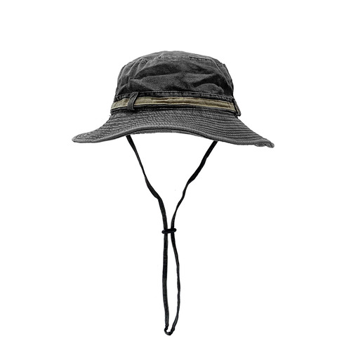 Japanese streetwear distressed fisherman hat for men and women, unisex bucket hat, Western cowboy sun protection outdoor climbing fishing hat