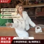跨境保暖加厚大翻领短外套