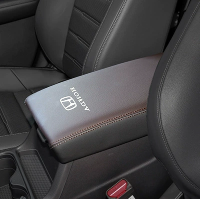 Cover Crv Armrest Box Protective | Armrest box - brown-and-black-with-labels