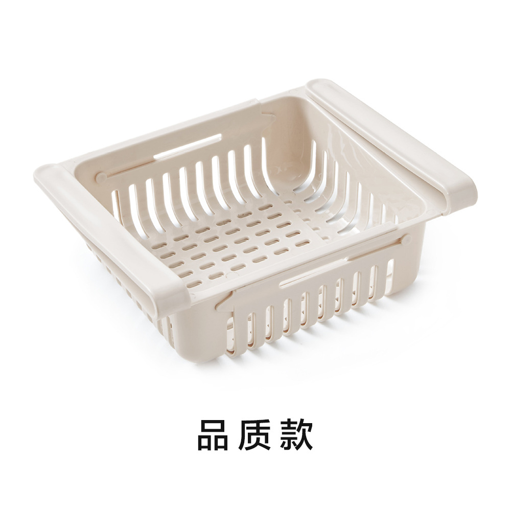 Caja de almacenamiento retráctil para refrigerador Lohas, cesta de almacenamiento para sala de estar, organizador de almacenamiento de huevos para el hogar, estante para refrigerador