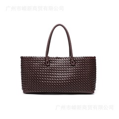 跨境女包2025年新款编织托特大包时尚高档大容量手提单肩购物包女