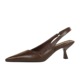 6091 style banquet high-heeled shoes for women, simple and slim heels with a pointed toe at the back, single shoes with a back strap, stylish and fashionable women's shoes