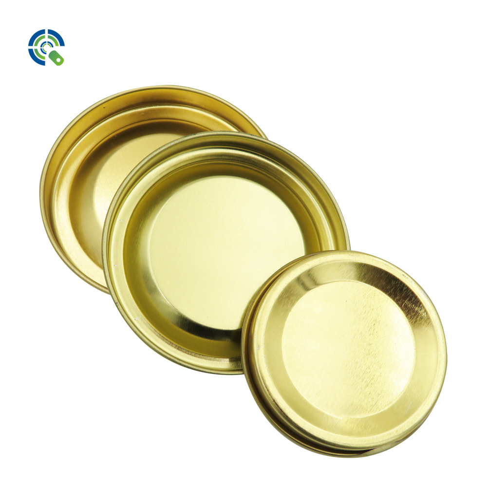 纸罐铁罐用马口铁拍底盖 食品级打拱铁底 免卷封可定制彩色内塞盖