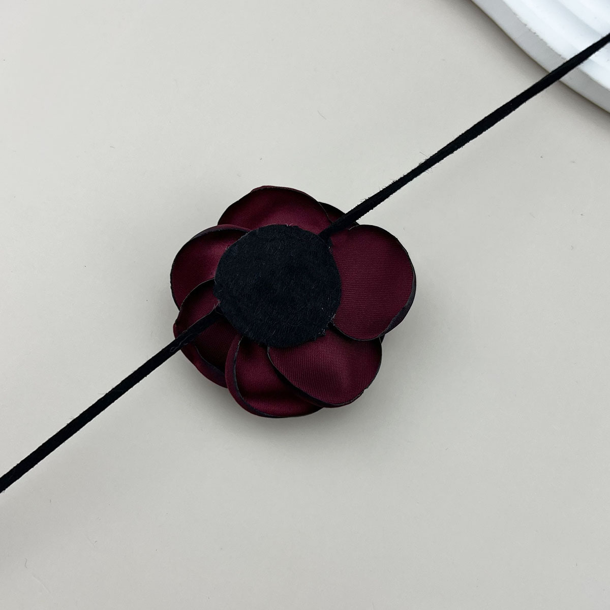 5g Weight Choker Classification Cloth Chain Material 1 Piece Quantity Holiday, Daily Occasion Gauze Material Flower Pattern Women's Gender Elegant Style Elegant Flower Gauze Choker Wholesale 14