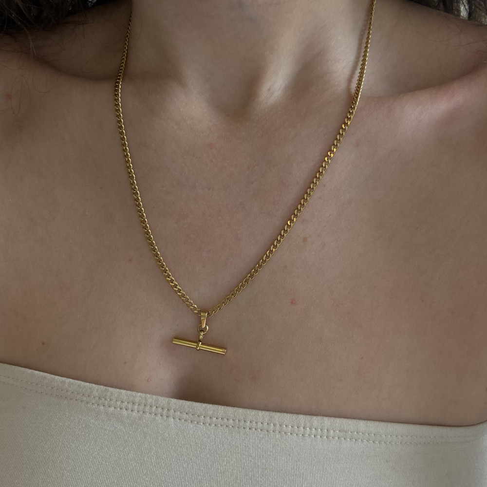 Casual, Holiday, Street Occasion Titanium Steel Material Streetwear Geometric Titanium Steel Necklace
