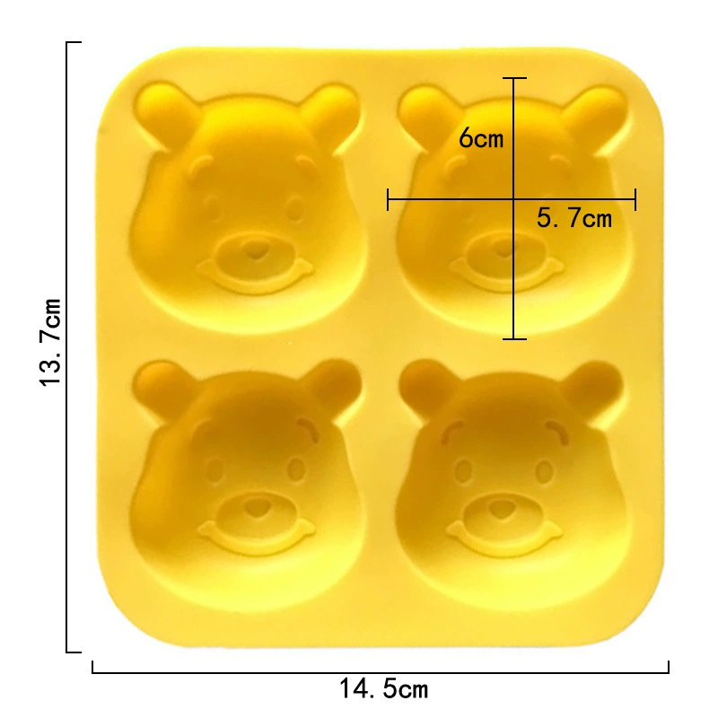 Форма 4 Lianpinnie Kitchen Baking DIY cake form cartoon dessert model silicone chocolate model