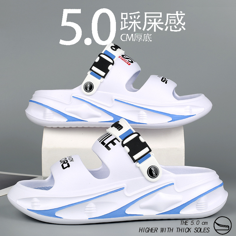 Sandalias para hombres de verano nuevas zapatillas antideslizantes para una pareja de zapatillas de playa ligeras transpirables EVA