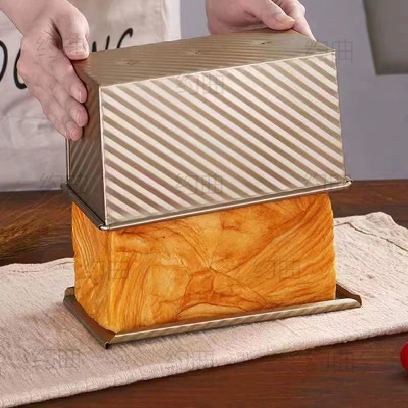 450 グラムトースト型ノンスティックベーキングツール家庭用トーストゴールデン枕古代ケーキ型食品グレード工場供給|undefined