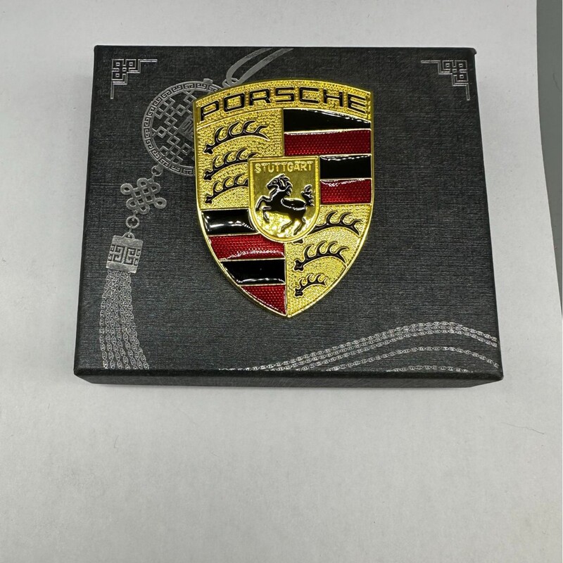 ポルシェ 718/911 パナメーラ マカン カイエン カマンマ トラック フードロゴ マシンヘッドカバーロゴ|undefined