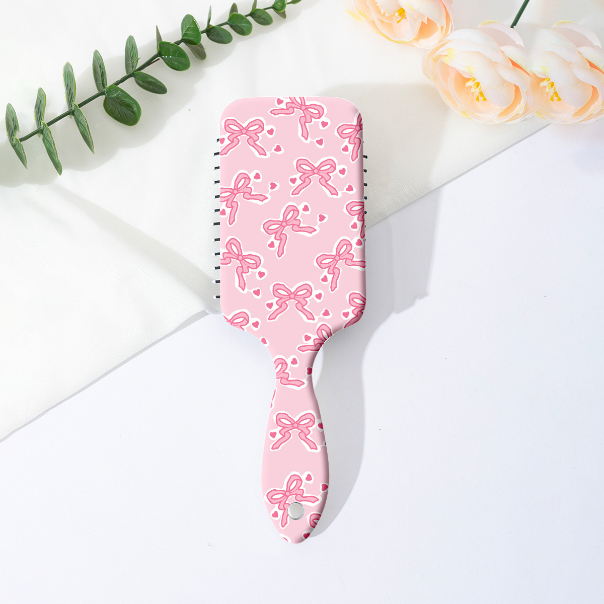 106g Weight Hair Comb Makeup Tools Types 1 Piece Quantity ABS Material Bow Knot Pattern Sweet Style Sweet Bow Knot ABS Hair Comb 6