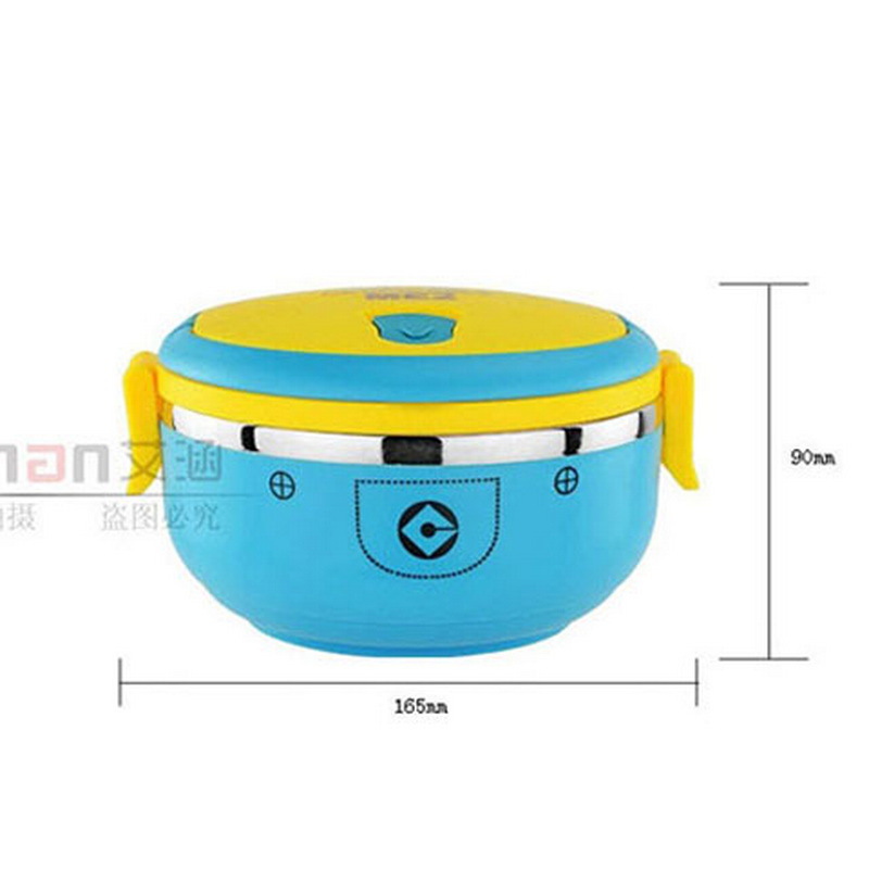 Fiambrera de aislamiento para estudiantes de acero inoxidable, lonchera para trabajadores de oficina, comedores de doble capa multicapa, utensilios para cocinar, lonchera transfronteriza