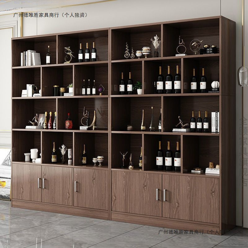 酒柜客厅家用落地多层红酒展示柜产品陈列柜茶叶柜收纳储物柜酒架|undefined