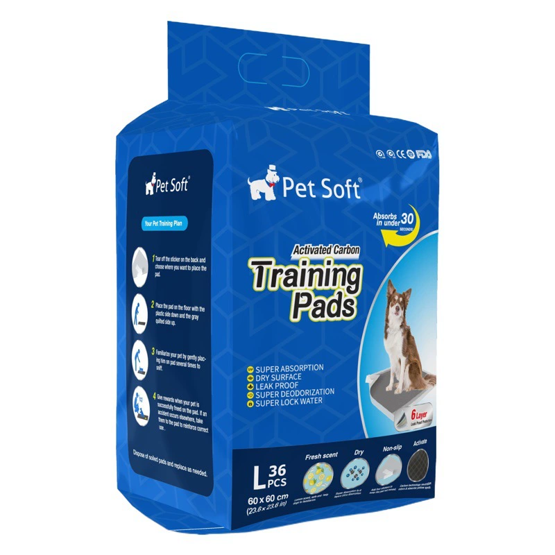 DONO Pet моча Подушечка для мочи S33 * 45 одноразовая мочка для мочи оптом толстый бамбуковый уголь для домашних животных можно наклеить