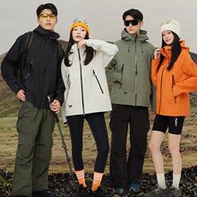 高端硬壳连帽冲锋衣防水压胶情侣款制定户外团体服工装印LOGO