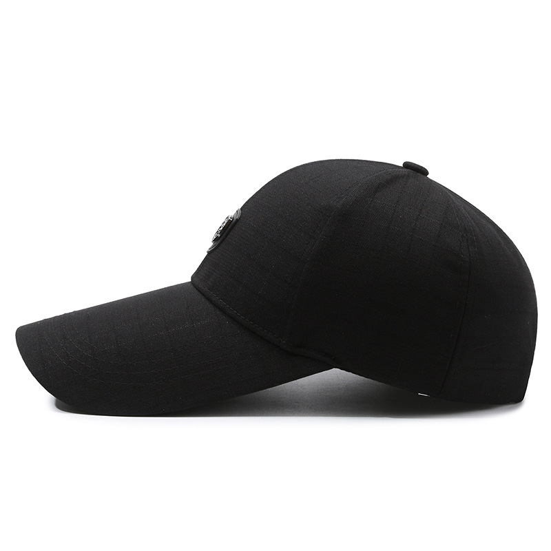 사계절 모자 격자 무늬 패션 우승 남자 슈퍼 롱 브림 선 스크린 야구 모자 얼굴 작은 대외 무역 모자