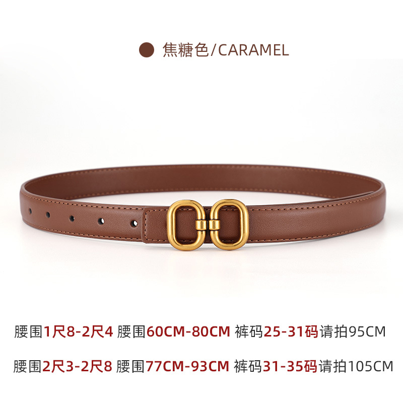 Cinturón de las mujeres del todo-fósforo simple de alto grado pantalones cinturón negro con traje de pantalones vaqueros cinturón de las mujeres ventas directas de la fábrica