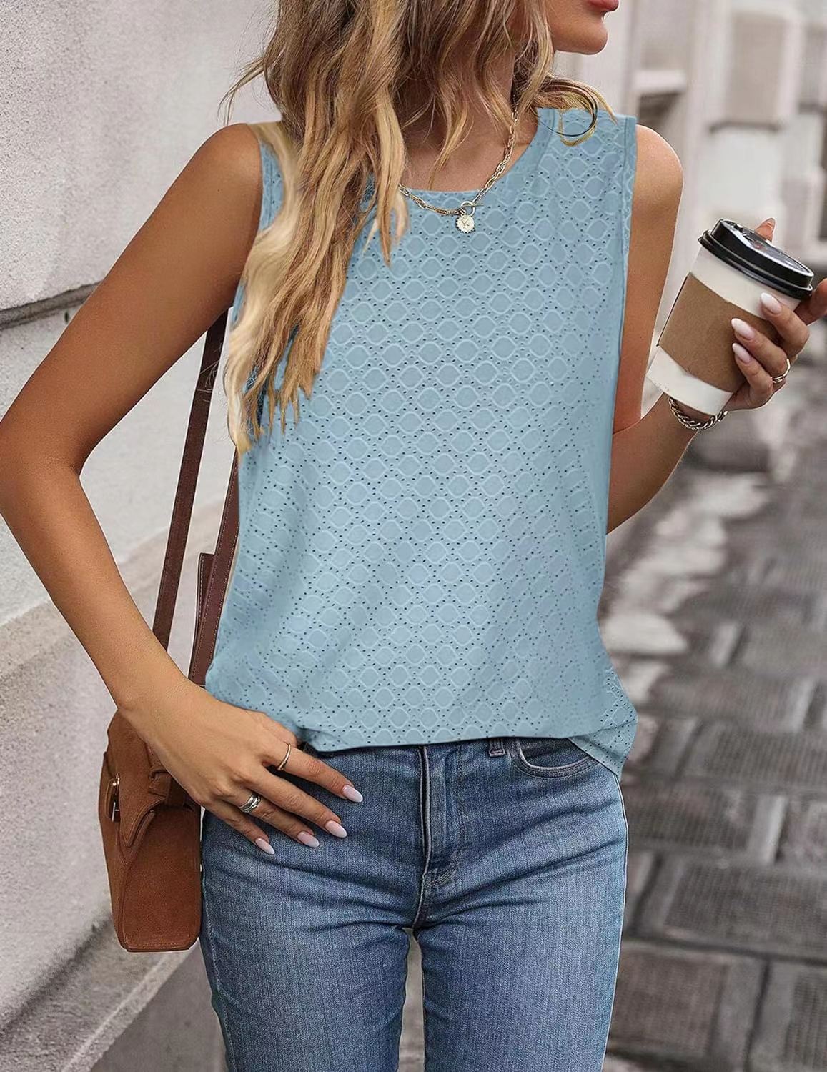 Women's Round Neck T-shirt For Spring And Summer Casual Wear_voghion.com