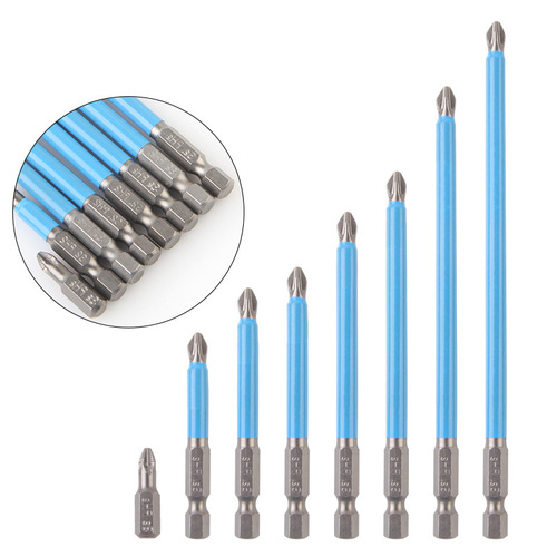 Strong magnetic high hardness anti-slip bit set screwdriver bit cross electric batch hand electric drill plum blossom electric screwdriver