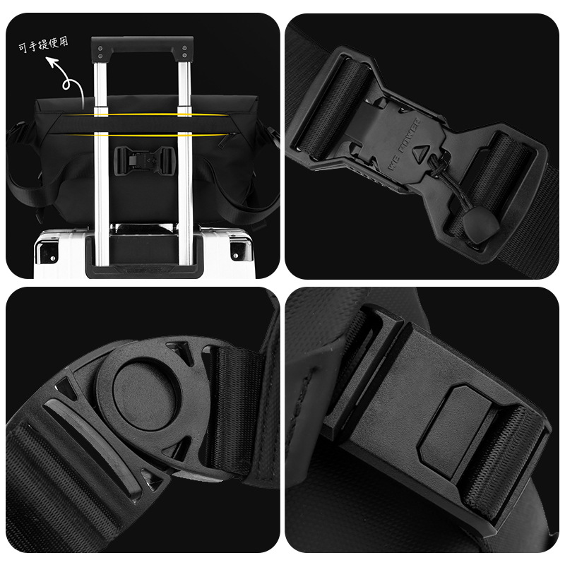 WEPOWER nuevo bolso de hombro con herramientas de todo fósforo para hombre bolso de mensajero casual bolso cuadrado pequeño de moda bolso de pecho