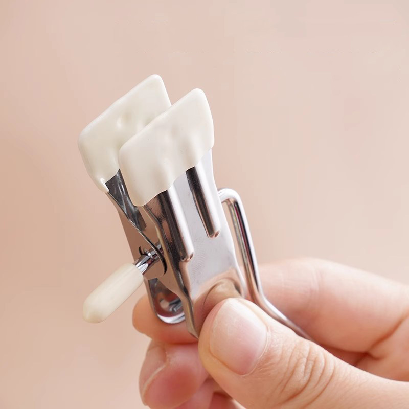 Multifuncional acero inoxidable 3 caracteres abrazadera con gancho abrazadera de ropa sin rastro abrazadera de sombrero abrazadera de secado