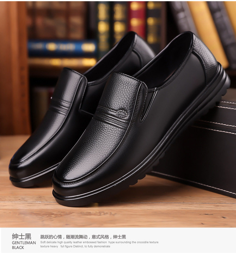 Giày da nam kiểu lười đa năng, gót thấp 1–3 cm, phù hợp đi làm và dạo phố — CS9106 Màu nâu, CS9106 Màu đen chi tiết 18