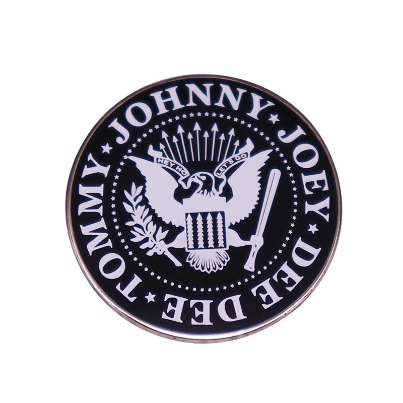 Redmond Punk Band Logo Brooch Rock Punk Heavy Metal Lovers Accessories Redmond Punk Band Logo Brooch Rock Punk Heavy Metal Lovers Accessories