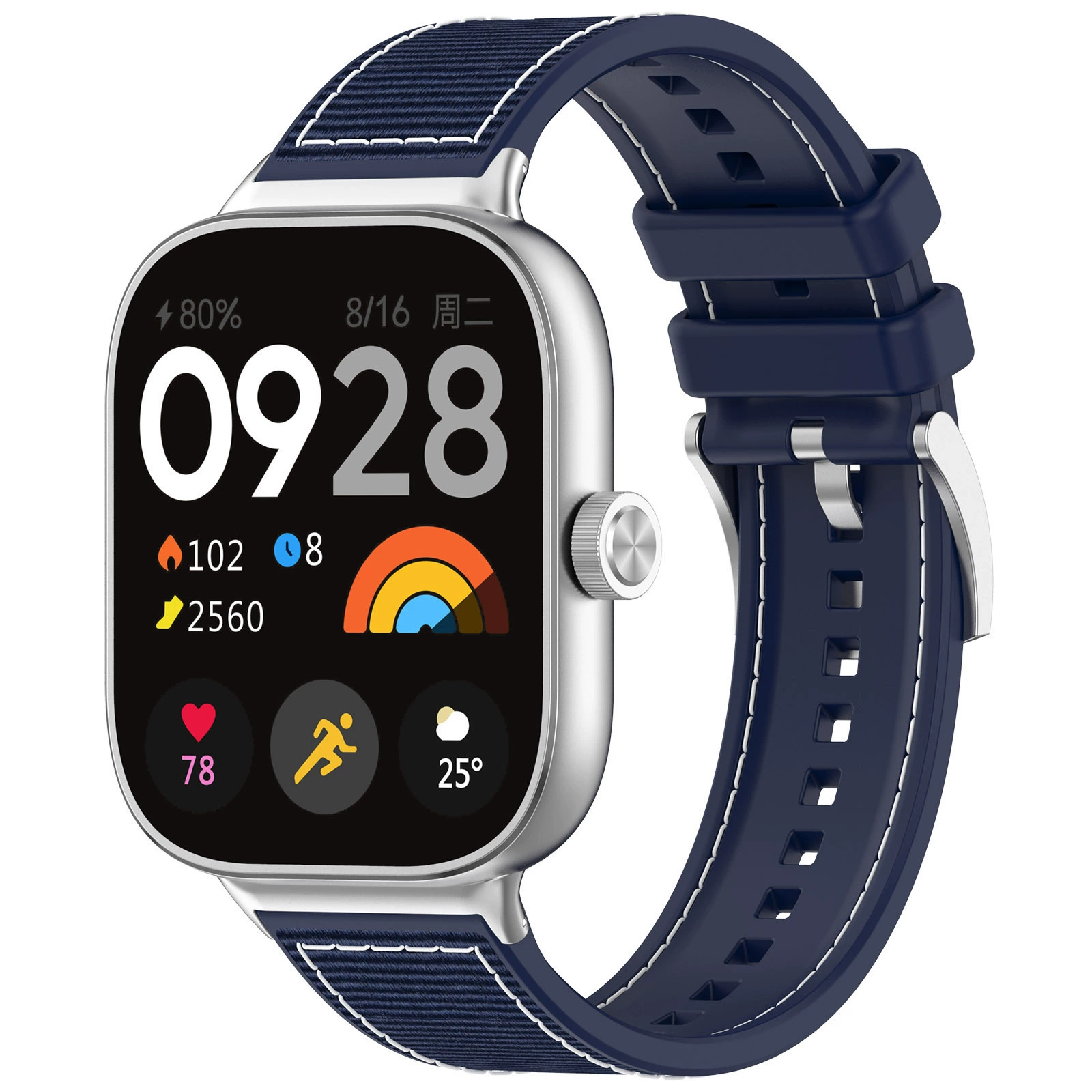 Silicone woven watch strap, nylon bracelet