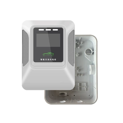 Car Charging Pile Enclosure Ac Charging Station Plastic 7Kw for Home and Commercial Use Electric Vehicle Ip55 Protection Home Charging Station (Elektrikli avtomobil şarj cihazları) - lbzx-white-shell
