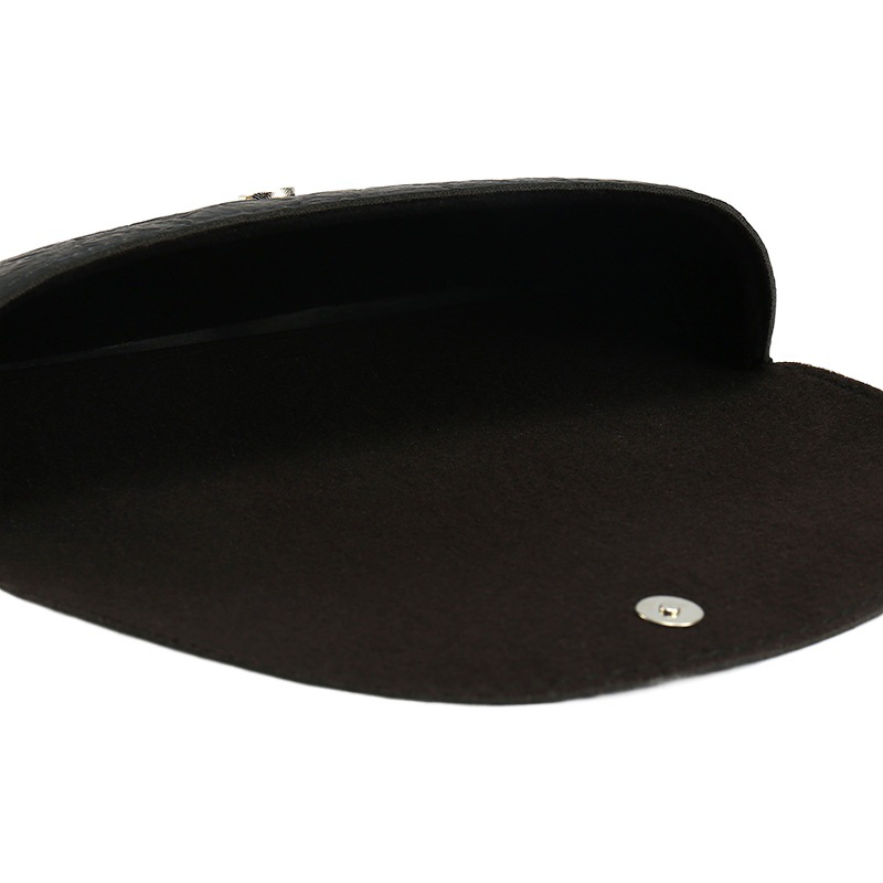 Venta directa de fábrica nueva caja de gafas simple pu suave bolsa gafas caso viaje conveniente gafas de sol gafas caso gafas bolsa