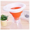 Фабрика прямая Складная Пищевая силиконовая воронка инструмент для дозирования жидкости масло уксус вино мини-воронка
