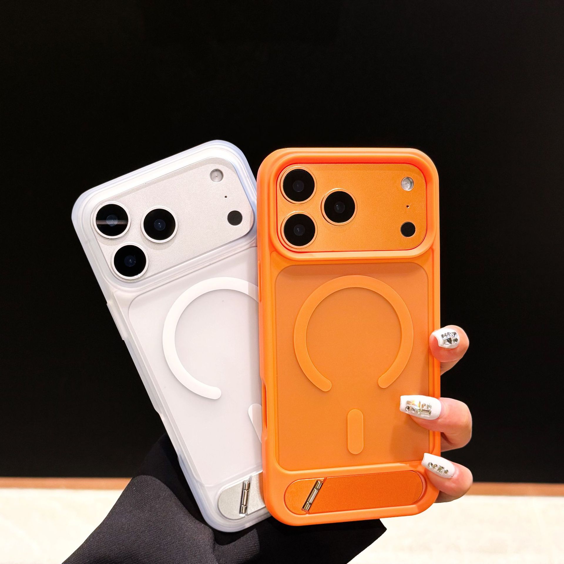 X1 Skin-Feel Suitable for Magnetic Apple 17 Promax Magnetic Phone Case iPhone 17 Flip Stand 16 Protective Cover