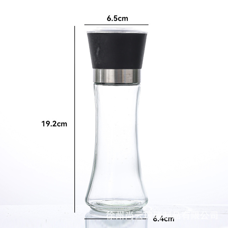 跨境手动研磨器亚马逊304不锈钢陶瓷芯黑胡椒花椒海盐调味撒料瓶|undefined
