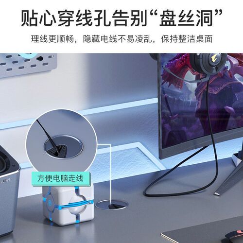 Gaming desk with thick desktop computer desk, simple modern office student desk, study home office desk