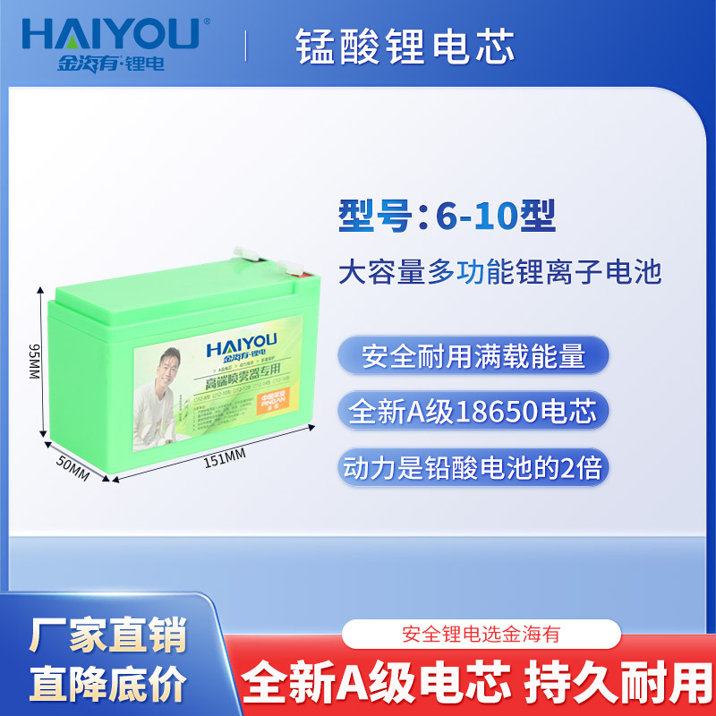 6-10型 喷雾器锂电池，适用 KTV音响，钢琴电源，路灯备用 等工厂