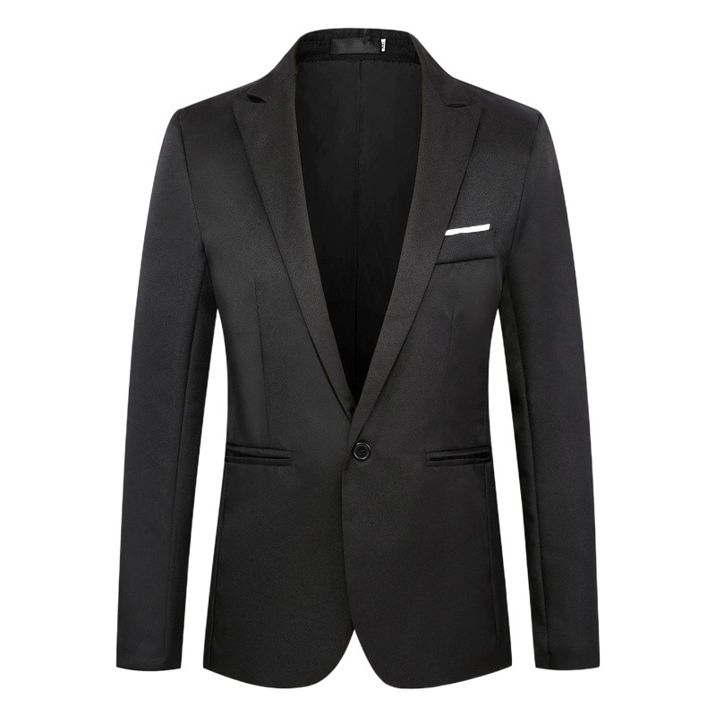 2025 Spring New Fashion Men's Two-Button Casual Small Suit Jacket White Men's Suit Jacket