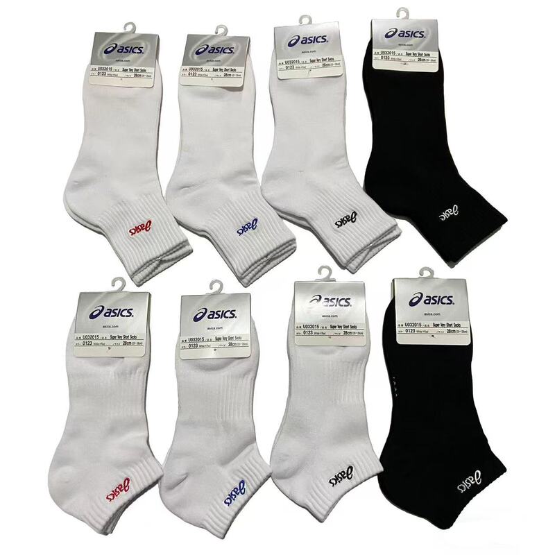 Thickened towel-soled Asics basketball socks, sports and casual socks, sweat-absorbing, individually packaged, mid-calf socks, wholesale