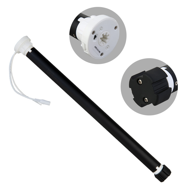 Cortina de control remoto WIFI motor tubular cortina de apertura y cierre de oficina cortina ciega veneciana graffiti Motor de cortina eléctrica inteligente