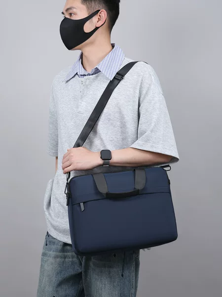New Business Casual Shoulder Crossbody Bag Large Capacity Briefcase Computer Bag Handbag Men's Bag 82067 #