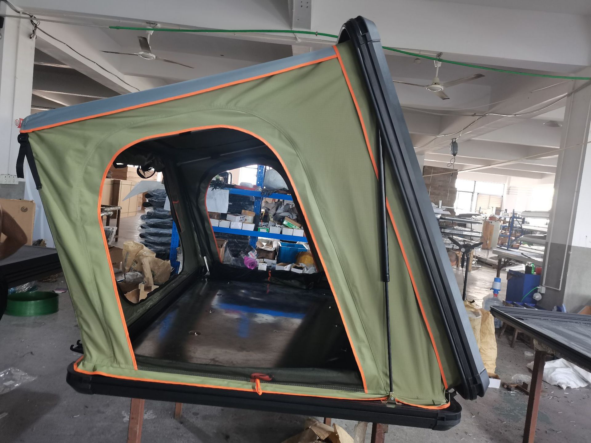 New aluminum alloy hard roof tent side opening free construction quick opening automatic large space car tent waterproof
