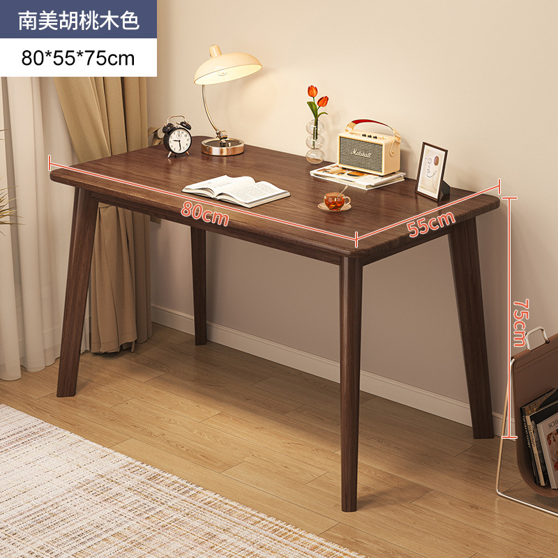 Escritorio simple para estudiantes en casa escritorio de escritura de aprendizaje moderno simple escritorio de computadora silla dormitorio de escritorio patas de madera maciza