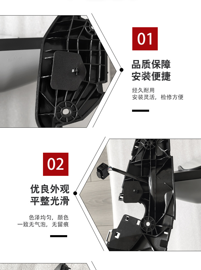 Rearview Mirror Suitable for Ford European Heavy-Duty Trucks Ford Jc46-17683-Bbyzcqn/Jc46-17682-B