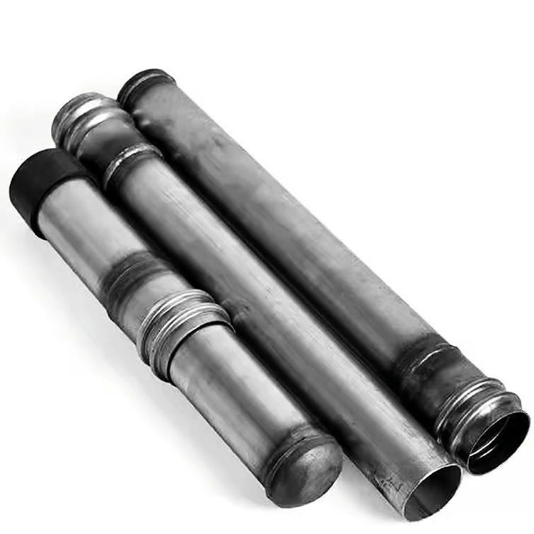 四川成都声测管注浆钢花管厂家钳压管套筒 螺旋声测管 镀锌波纹管