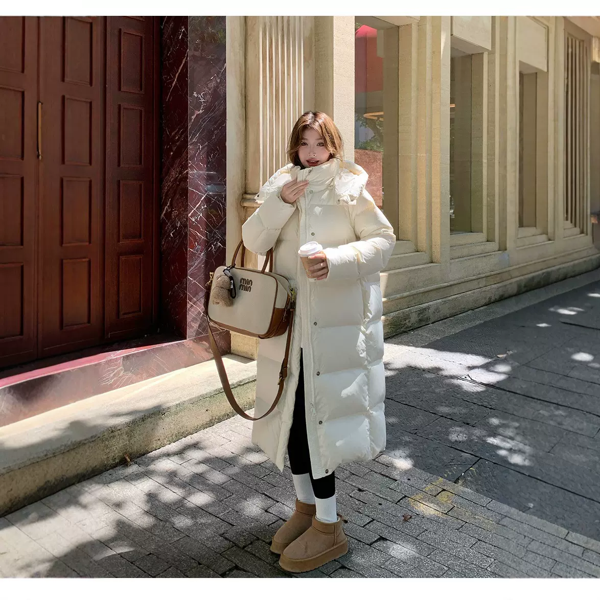 2025新款羽绒服女中长款脱卸帽加厚过膝95白鸭绒冬装极寒保暖外套