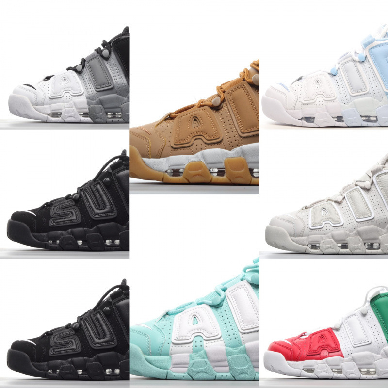 2024 Autumn/Winter New Putian Pippen Basketball Shoes Mint Black and White Panda Retro Air Cushion Mid-Top Sneakers 2024 Autumn/Winter New Putian Pippen Basketball Shoes Mint Black and White Panda Retro Air Cushion Mid-Top Sneakers
