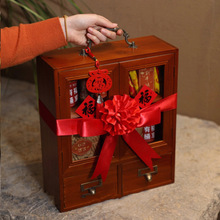 龙年新年高档礼品公司企业商务年会烘焙年货特产包装礼盒木盒空盒