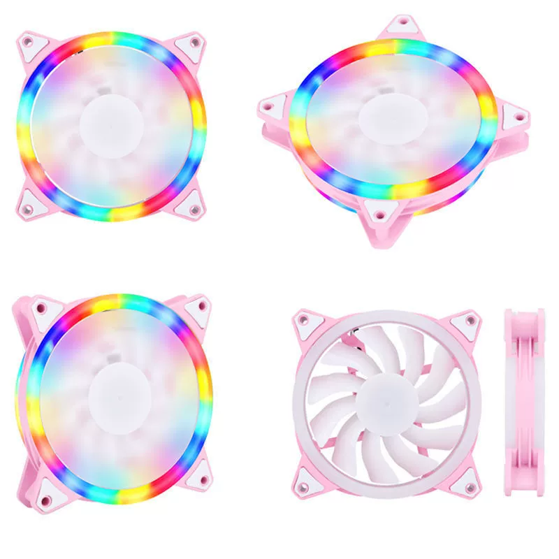 Rainbow fuchsia ноутбук, бесшумный воздушный вентилятор, 12 см
