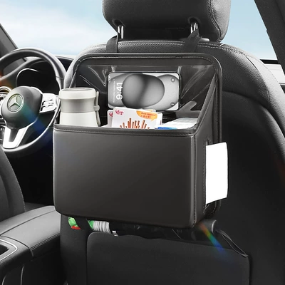 Car seat storage hanging bag Car storage bag/box - classic-model-black-no-built-in-waterproof-bucket