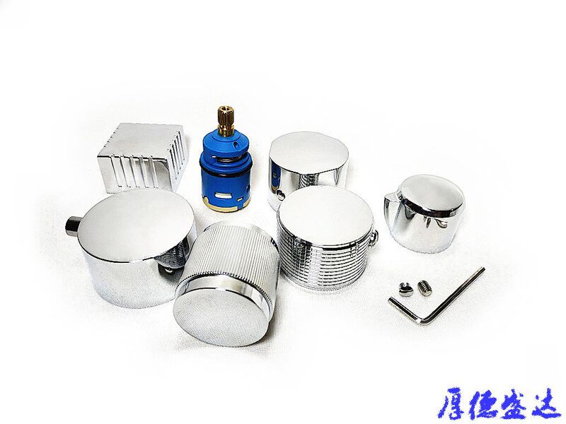 7.6mm Faucet Valve Core Handwheel Shower Diverter Switch Valve Accessories Return Valve Core 20-Tooth Lever Handle Without